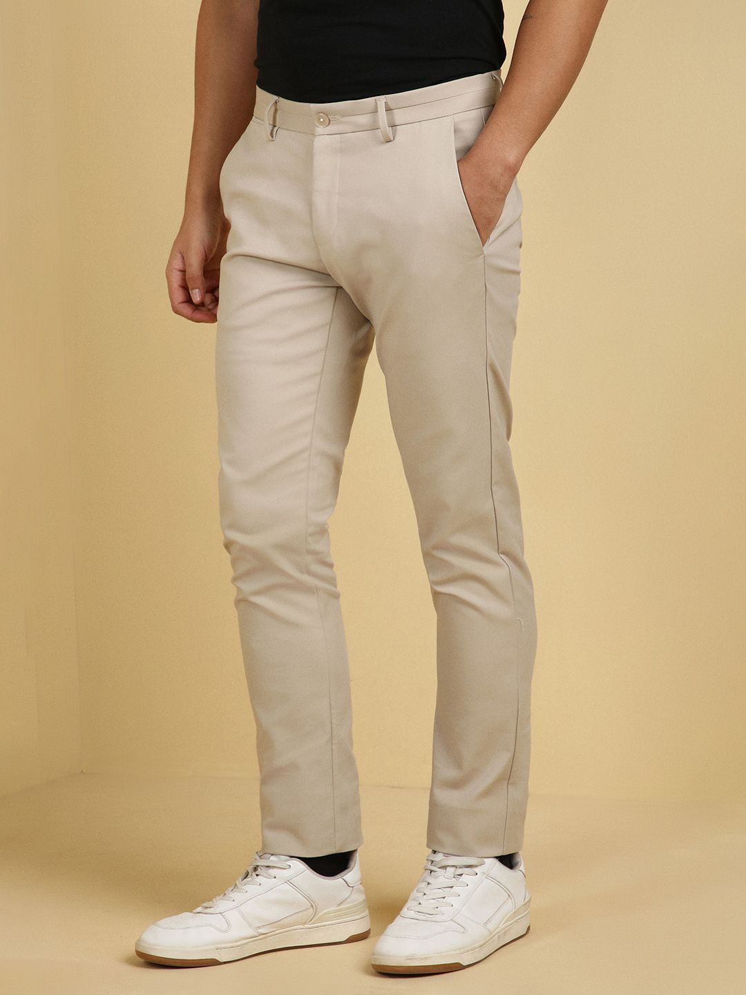Allen Solly Men Slim Fit Regular Trousers-picture-39