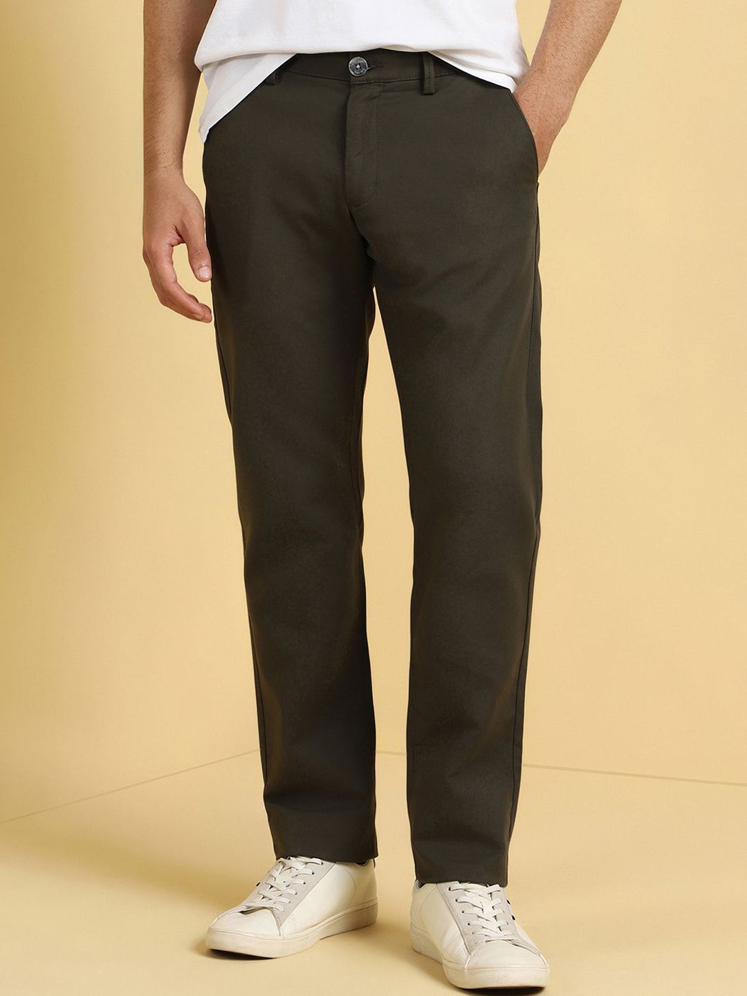 Allen Solly Men Slim Fit Trousers-picture-31