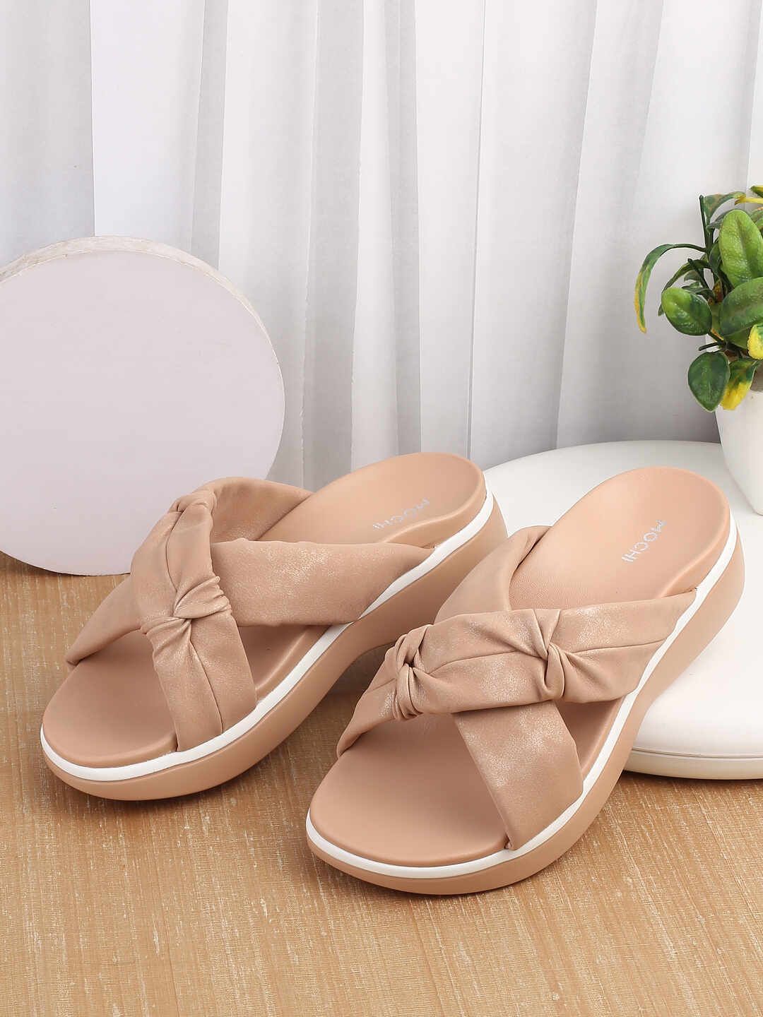 Mochi Women Open Toe Block Mules-picture-29