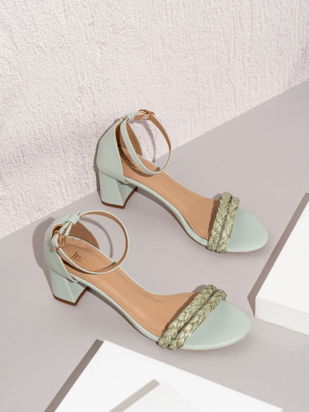 Inc 5 Women Embellished Block Sandals-picture-27