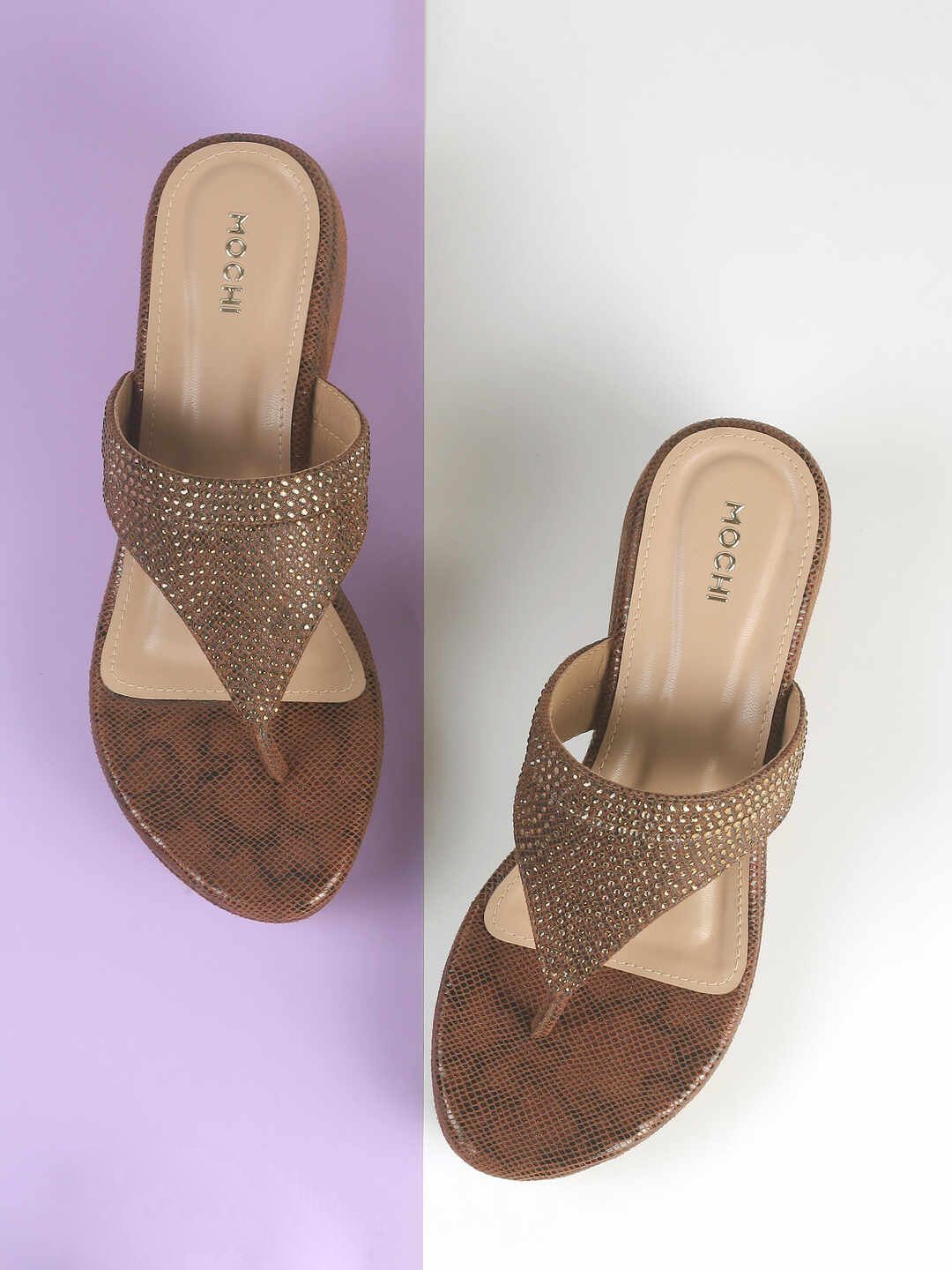 Mochi Women Wedge Mules-picture-35