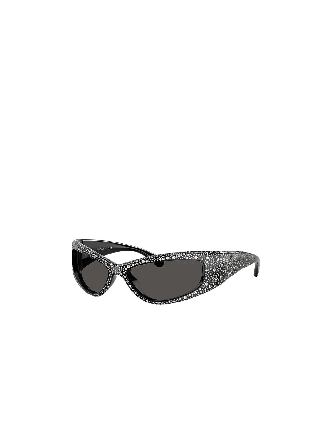SWAROVSKI Women Sublima Crystals Studded Wraparound Sunglasses 5706558-image-32