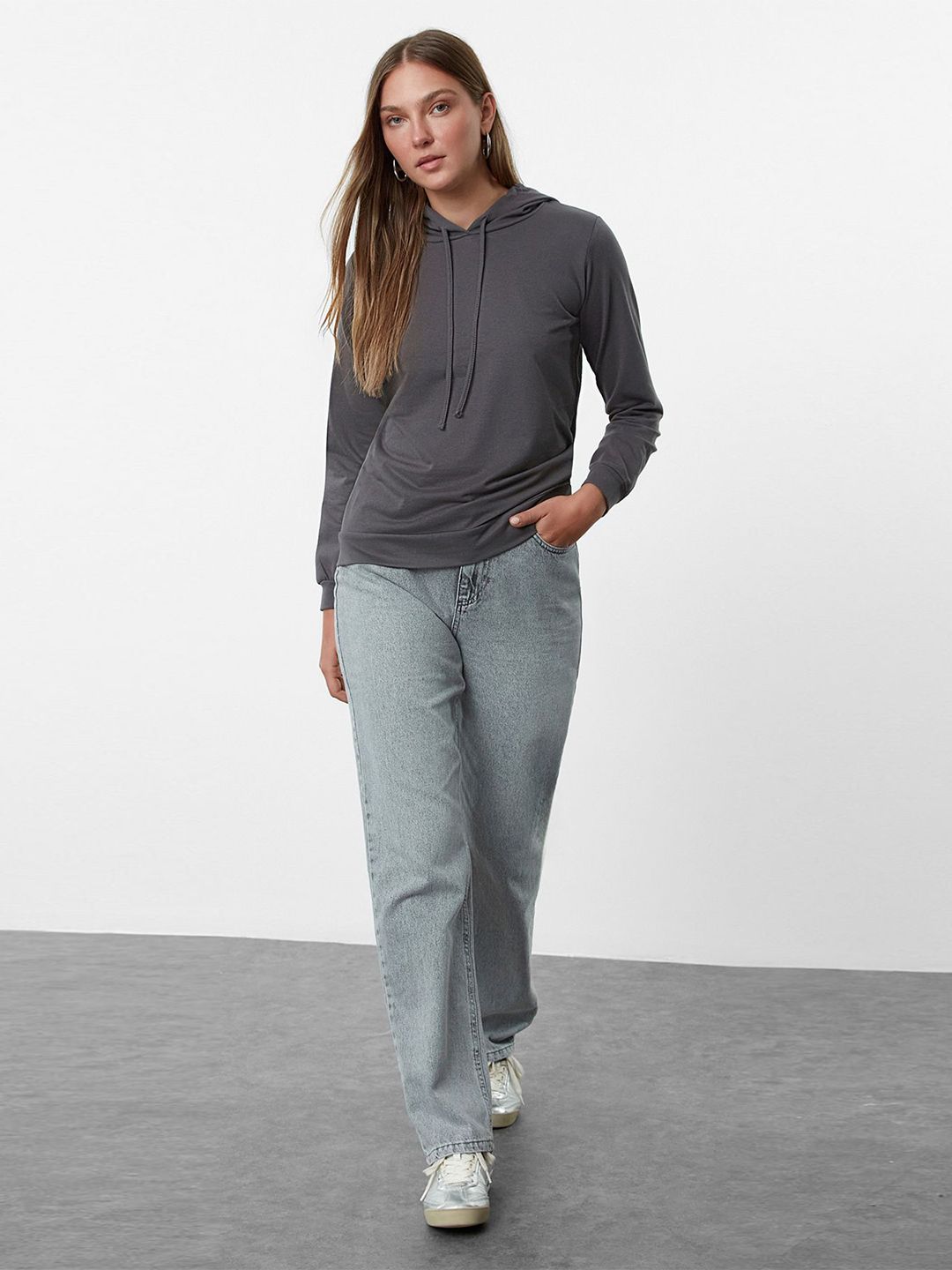 Trendyol Women Hooded Sweatshirt-picture-40