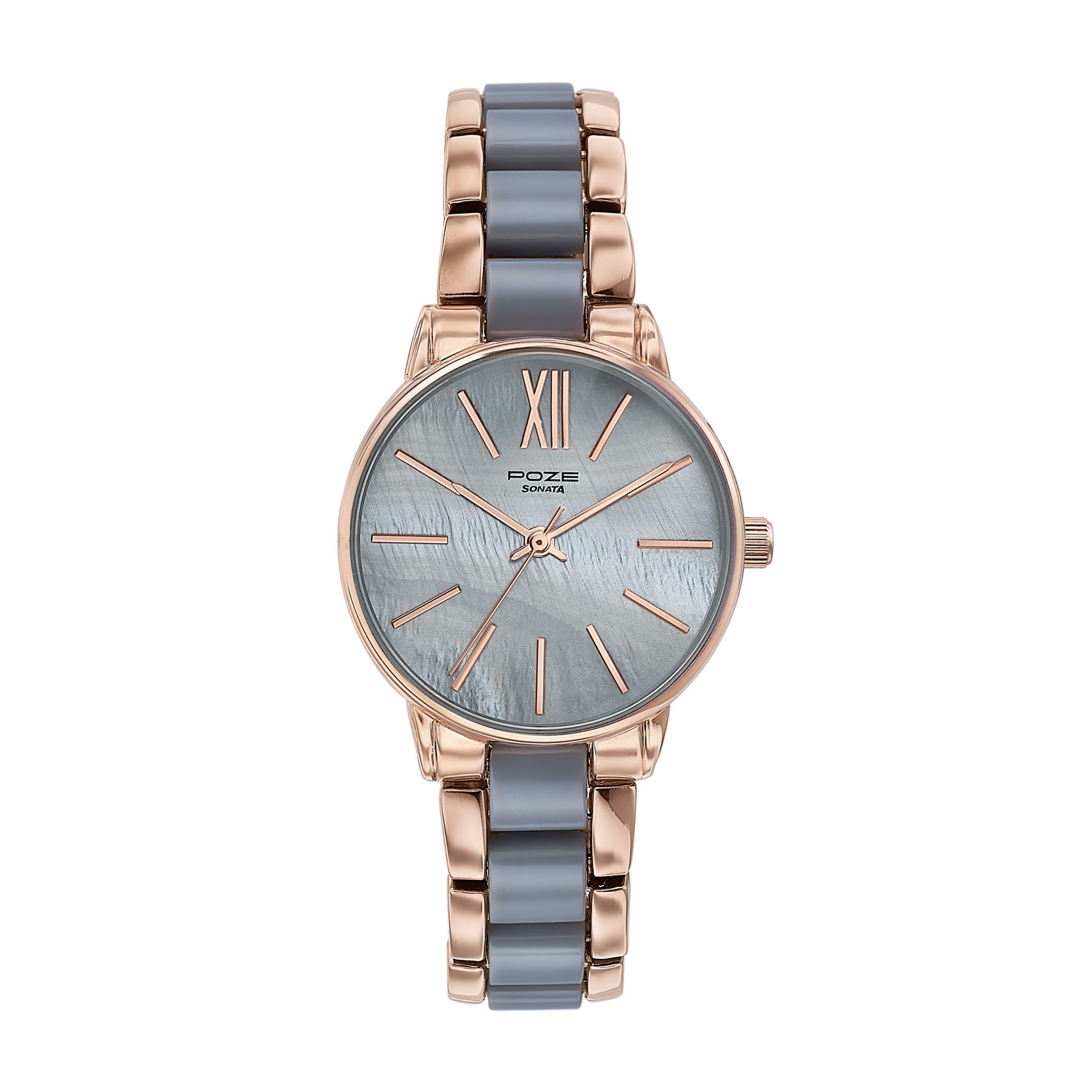 Sonata Women Embellished Dial & Bracelet Style Straps Analogue Watch SP80051KM03W-picture-22