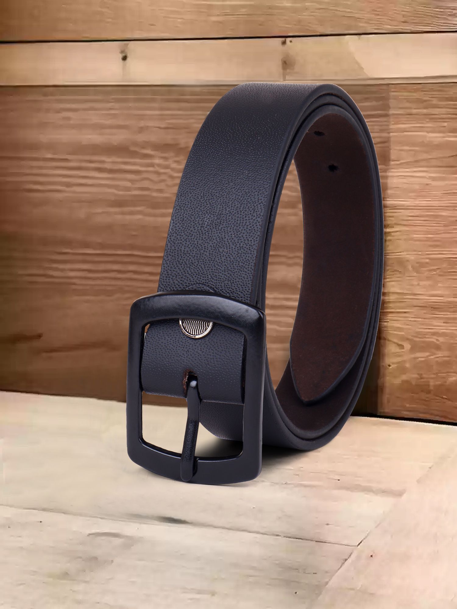 Provogue Men Textured Leather Formal Belt-picture-22