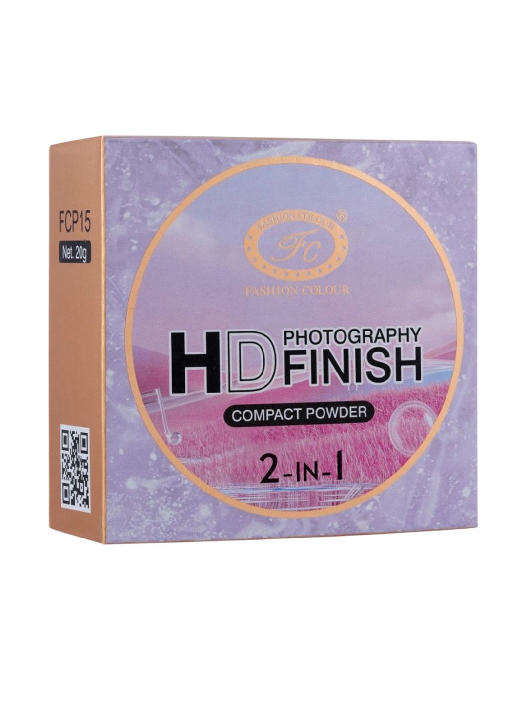 Fashion Colour 2-In-1 HD Photography Finish Compact Powder - 20 g - Shade- 04-picture-56
