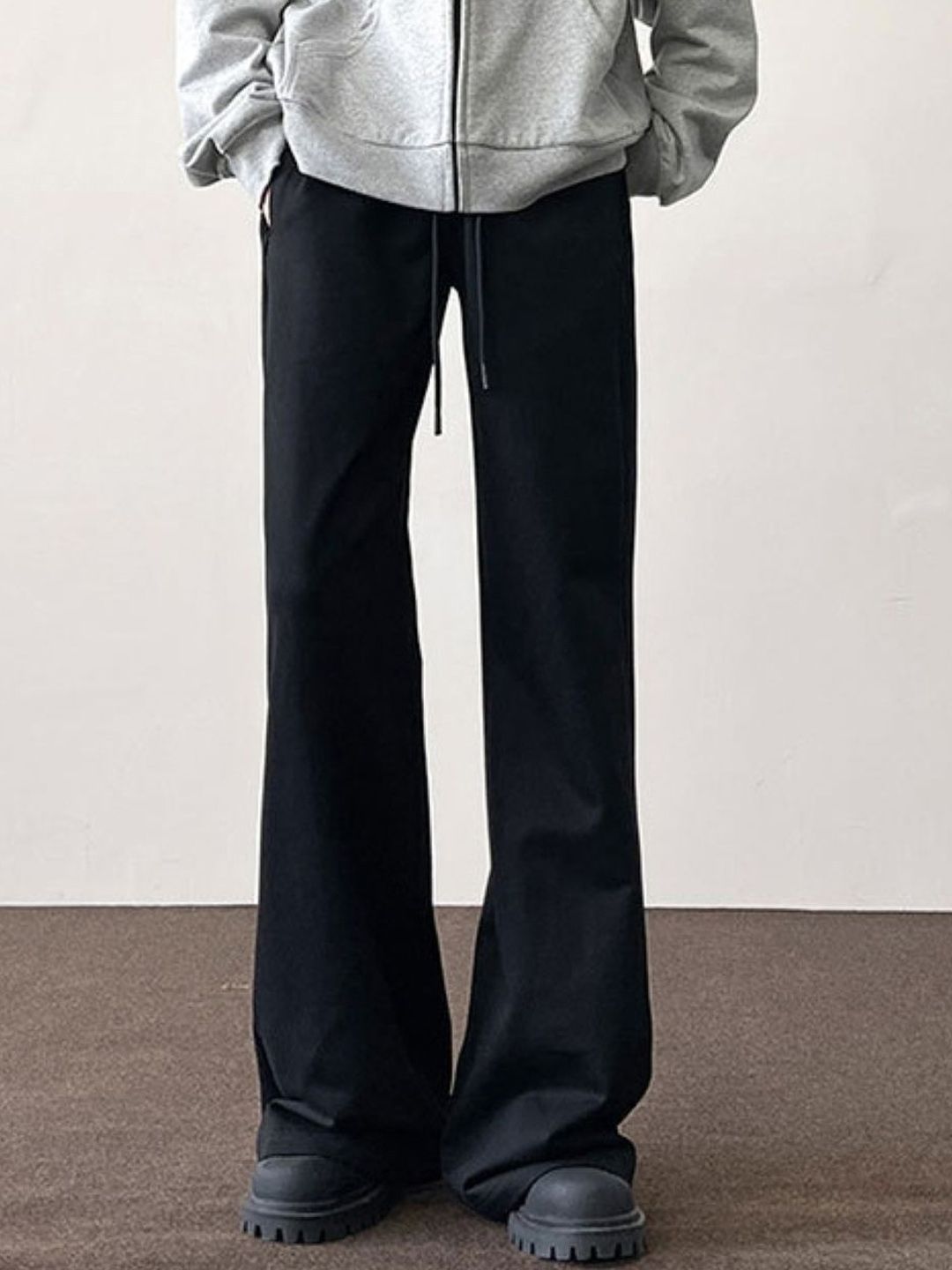 StyleCast Men Cotton Original Mid-Rise Regular Fit Bootcut Trousers-picture-13