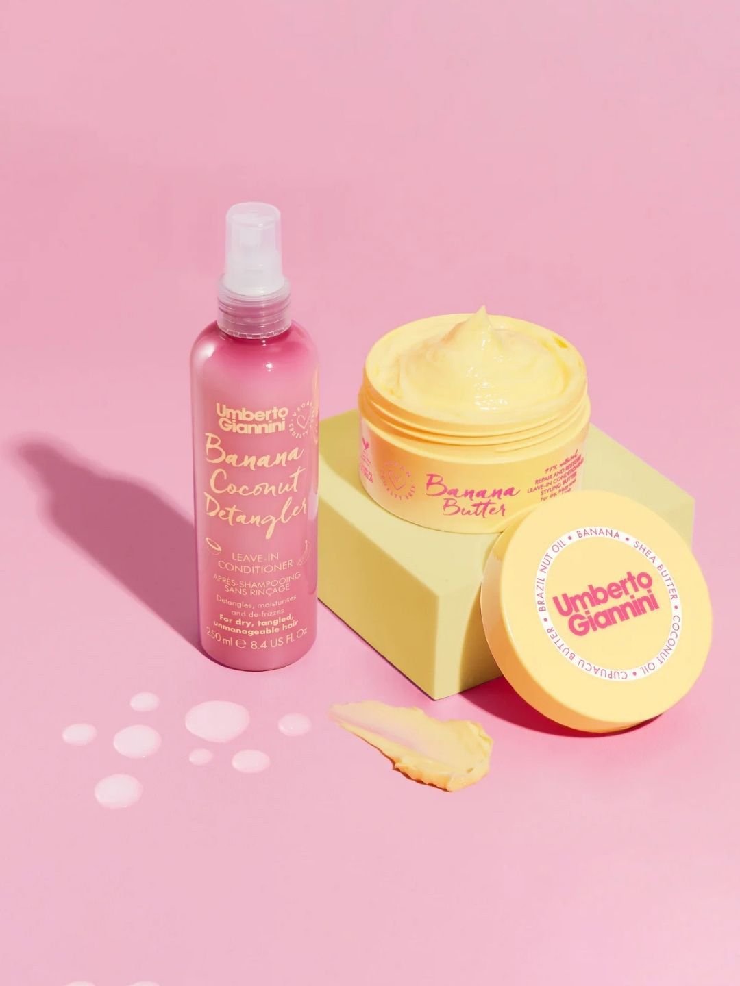 Umberto Giannini Banana Coconut Detangler Leave-In Conditioner - 250 ml