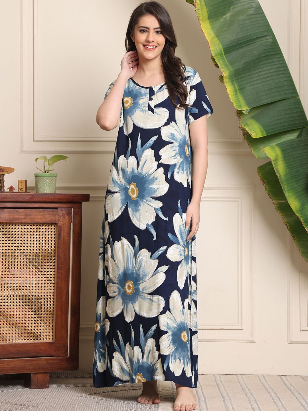 Claura Printed Maxi Nightdress-picture-31