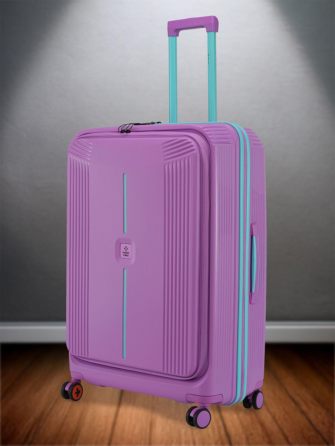 Nasher Miles Alexandria Polypropylene Large Purple Blue Trolley Bag - 28 Inch (75 cm)-picture-17