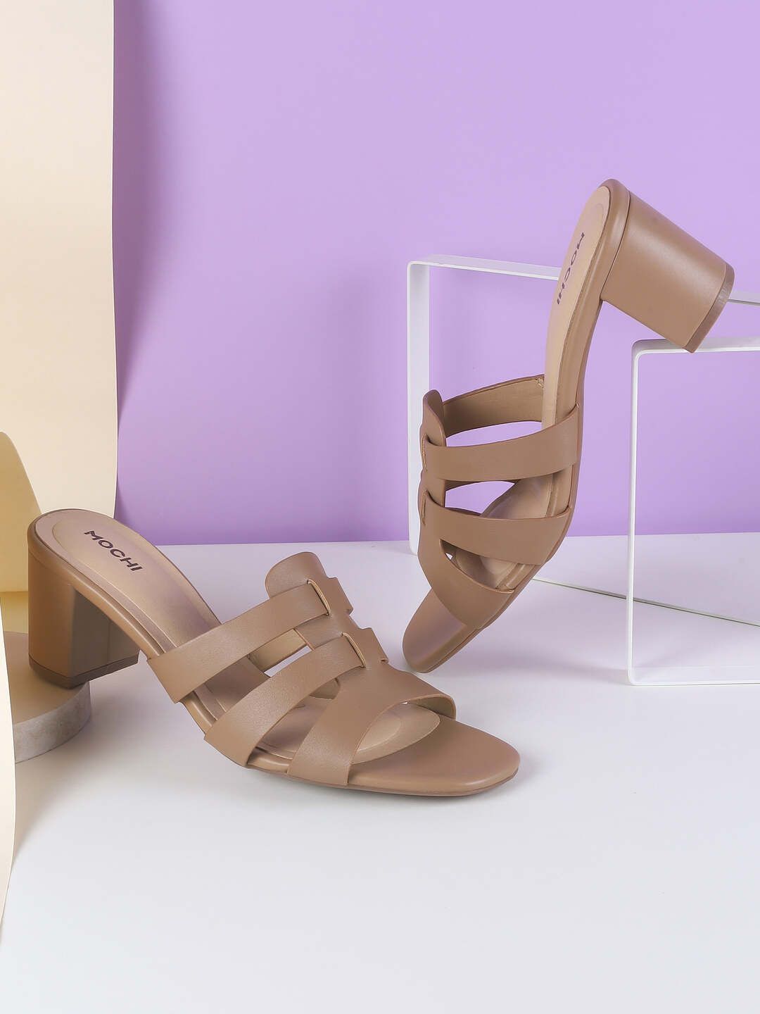 Mochi Women Block Heel Sandals-picture-36