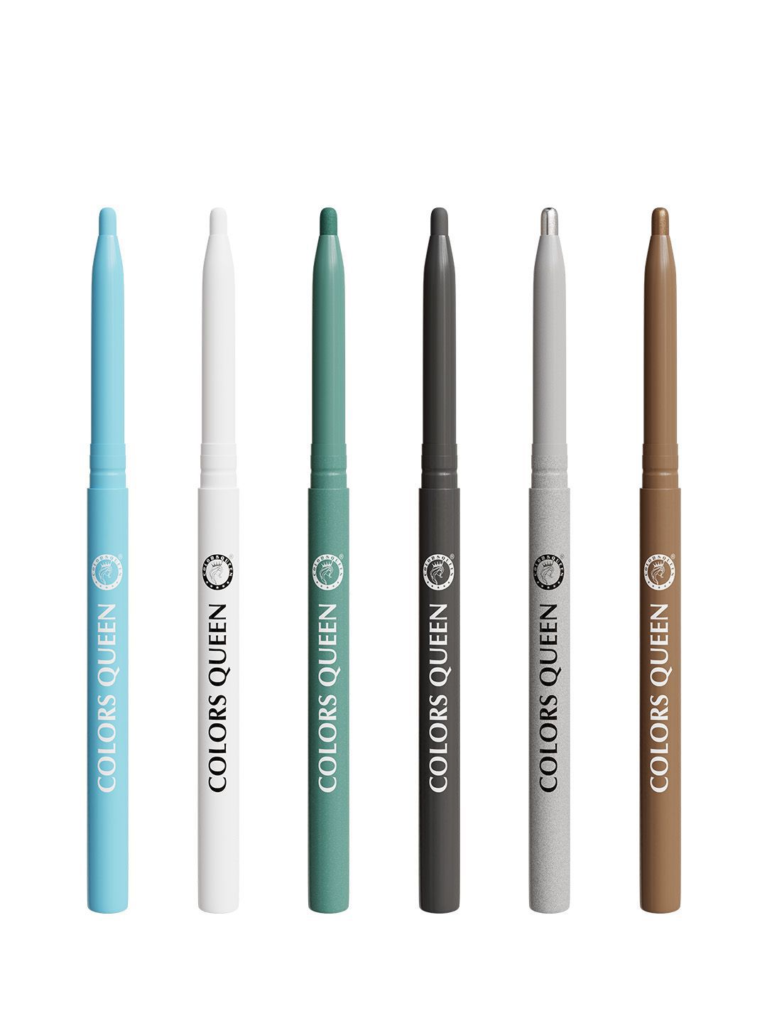 Colors Queen Set Of 6 Extreme Color Long-Lasting Kajal -2.4g Each- Shades -3-4-5-8-9-10-picture-16