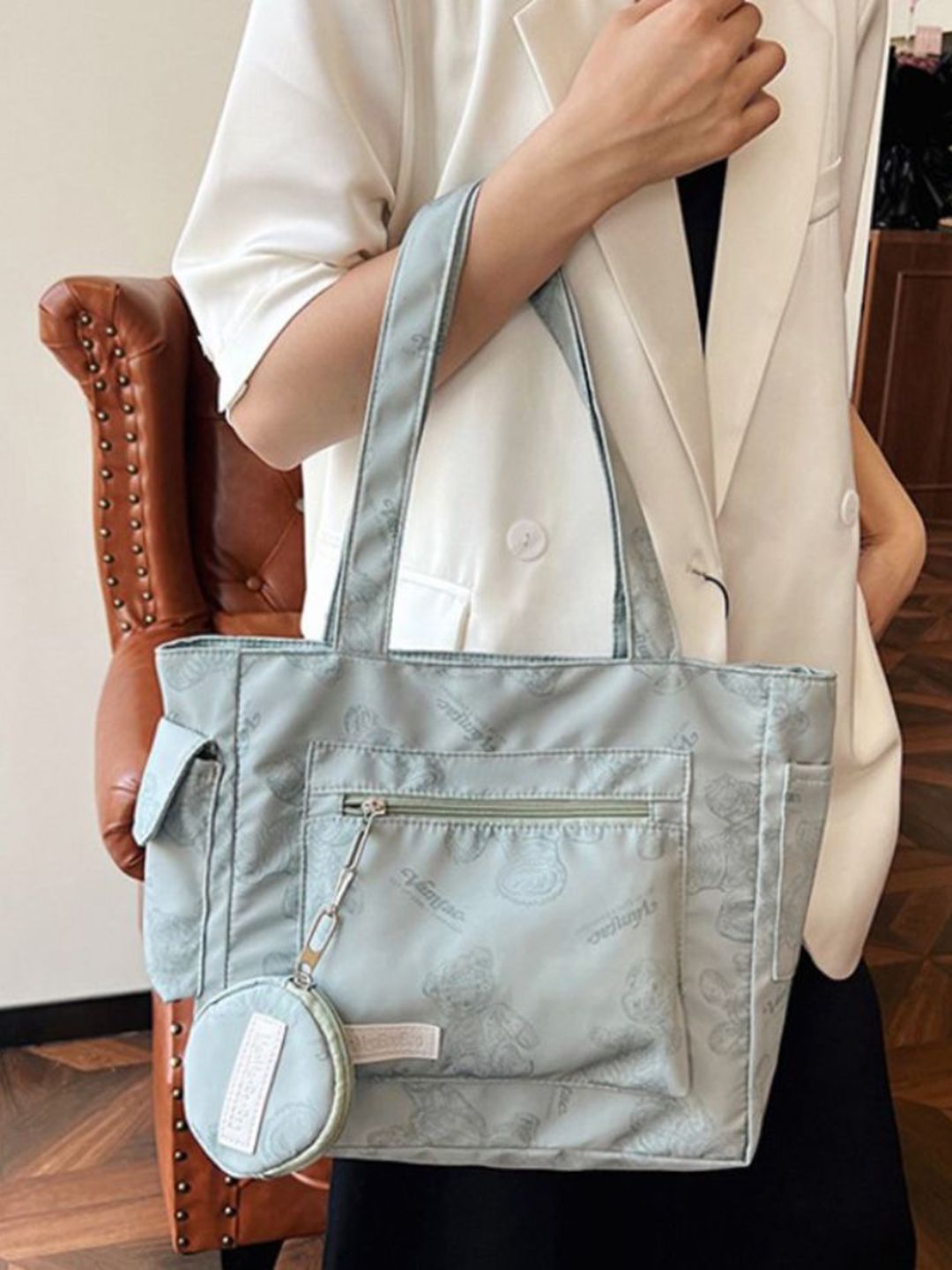 StyleCast Printed Structured Tote Bag-picture-53