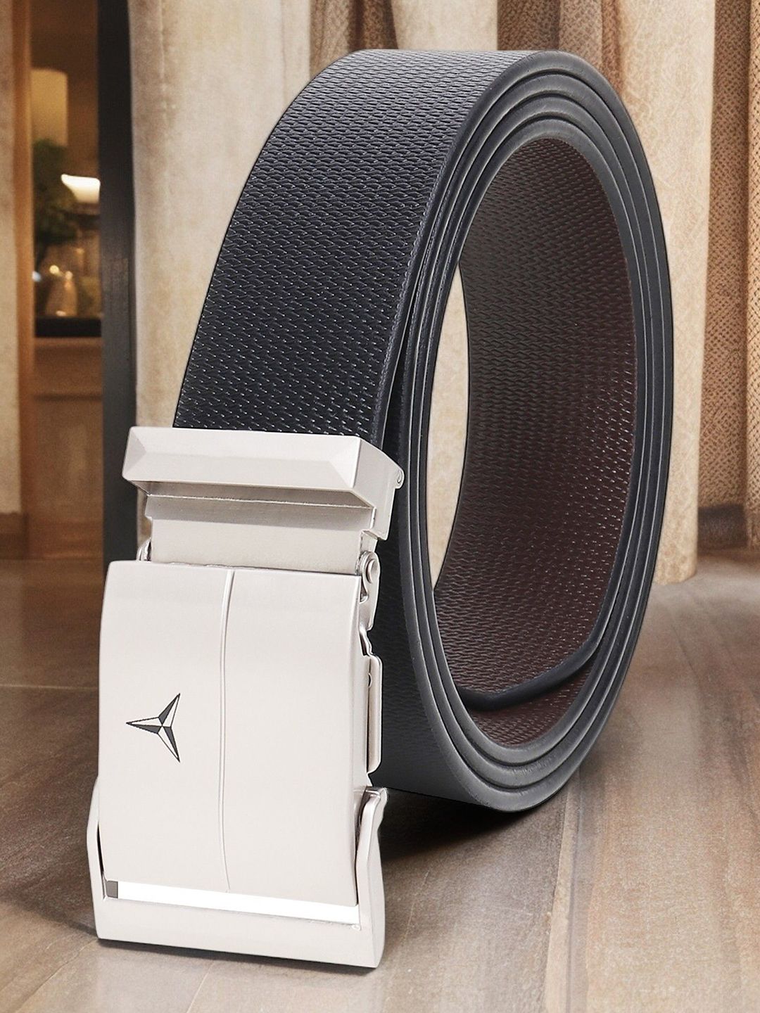 Provogue Men Textured Leather Formal Belt-picture-53