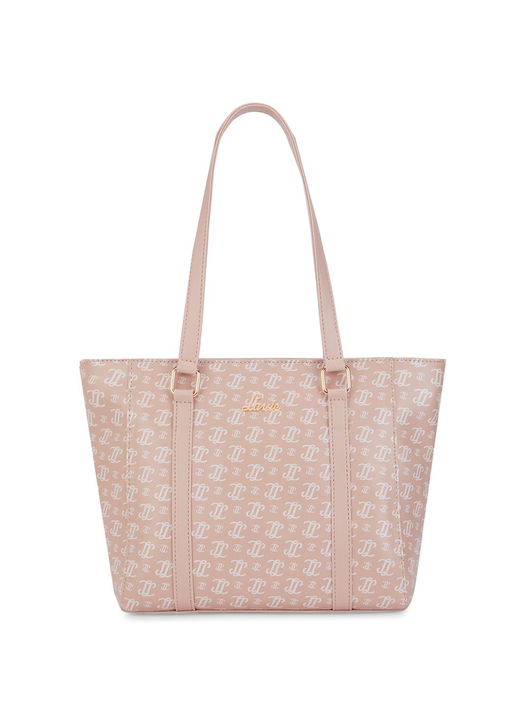 Lavie Printed Structured Tote Bag with Quilted-picture-42