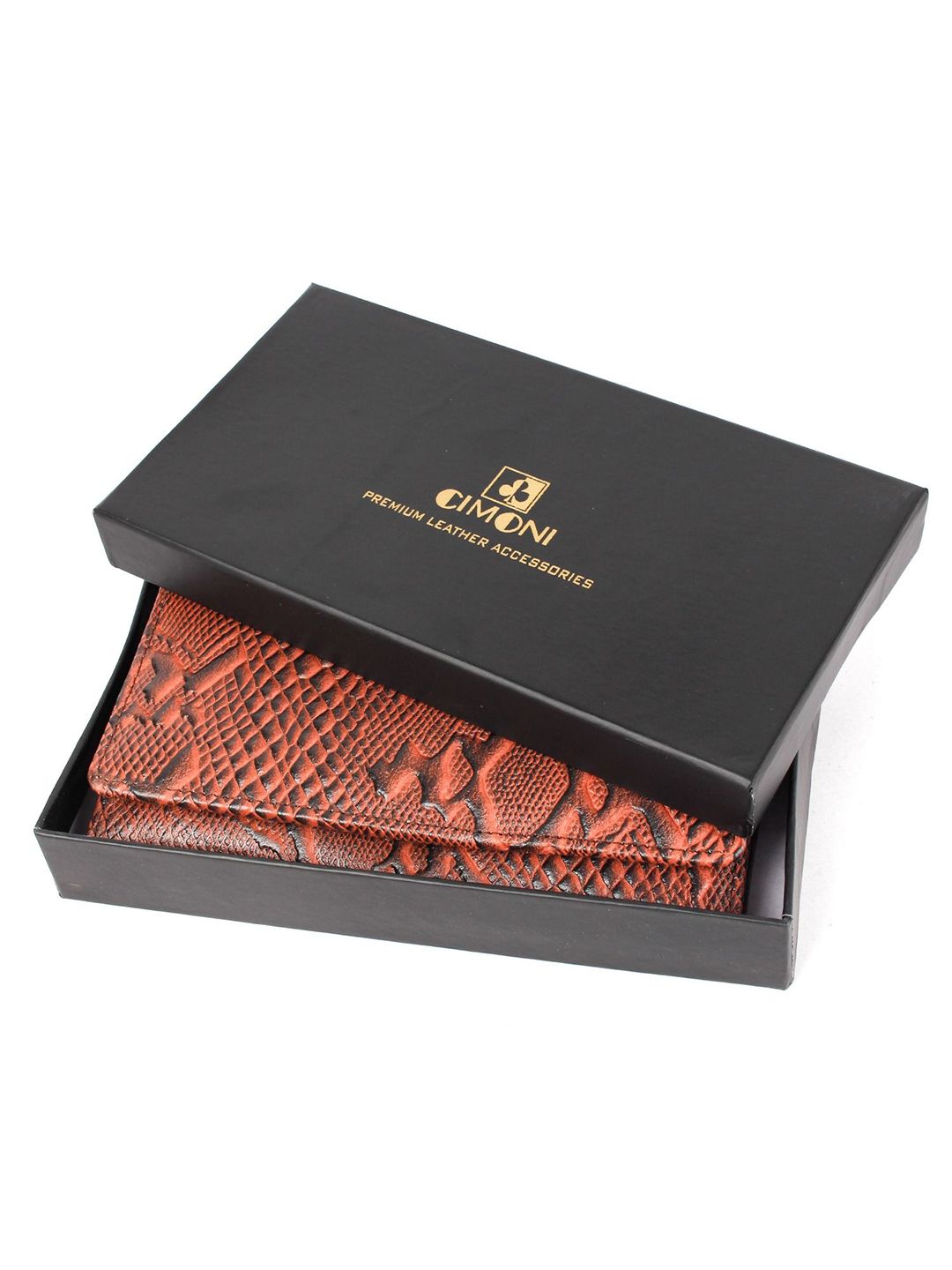 CIMONI Printed Leather Three Fold Wallet-image-48