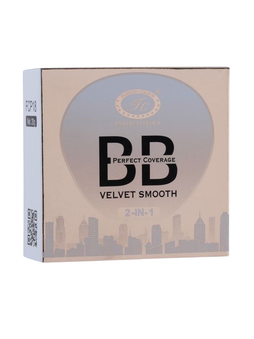 Fashion Colour BB Velvet Smooth 12Hrs Long Lasting Face Powder- 20 g- Shade 04
