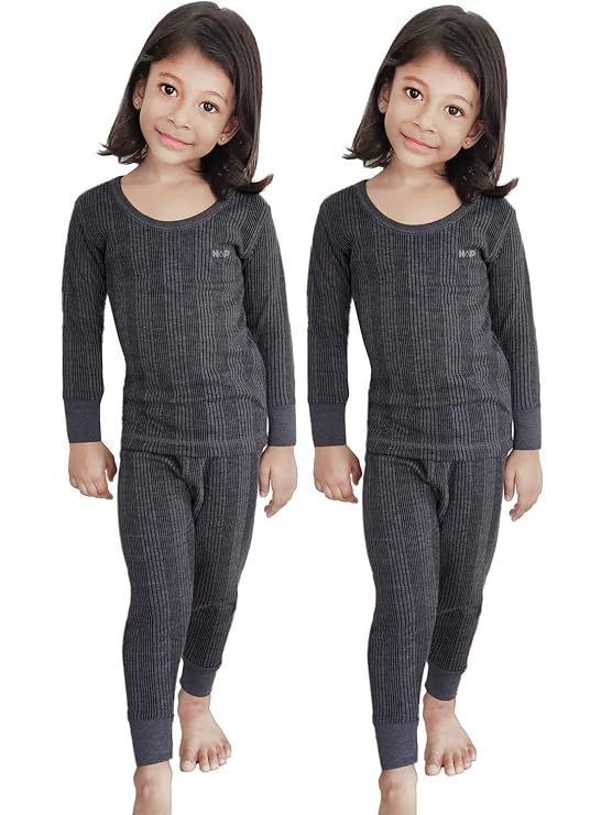 HAP Girls Pack Of 2 Cotton Thermal Set-picture-38