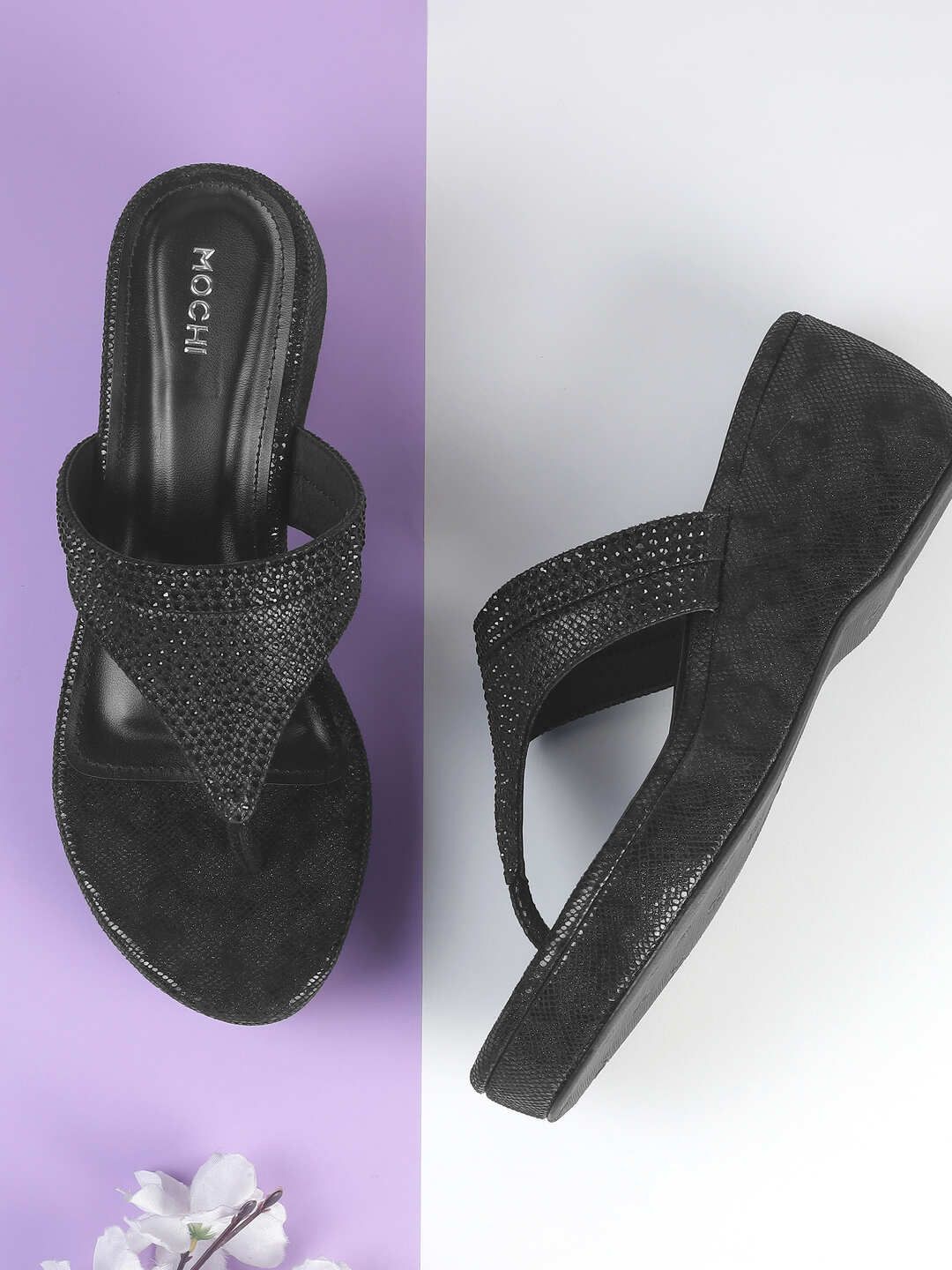 Mochi Women Embellished Comfort Peep Toes-picture-45