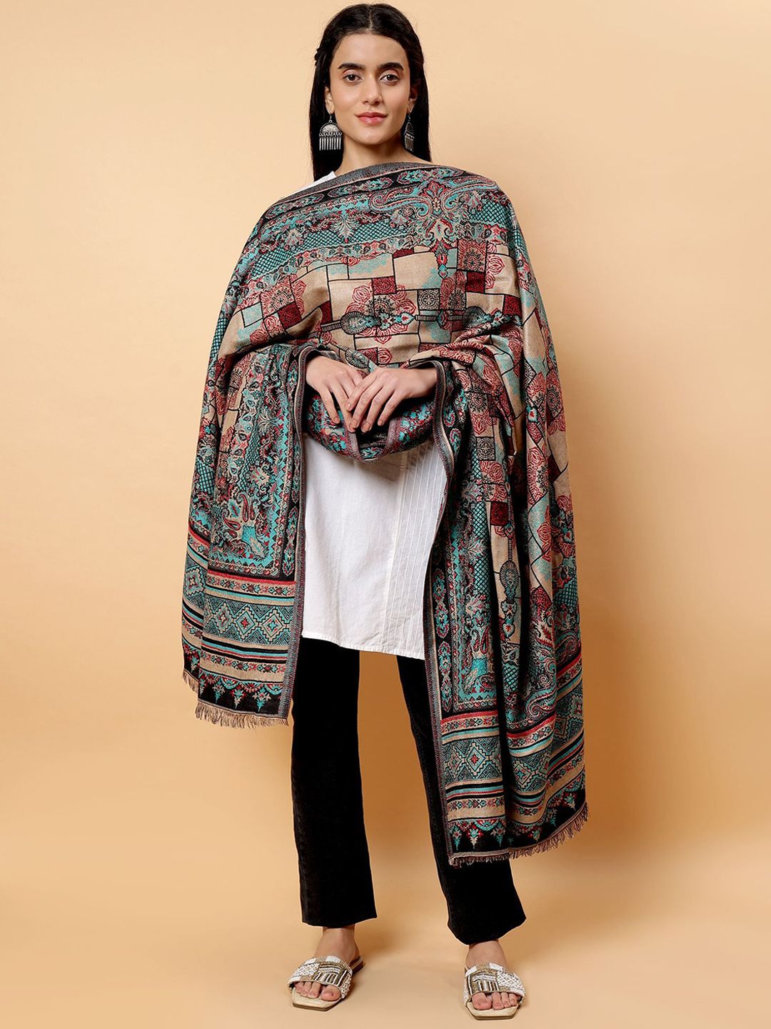 Moda Chales Women Floral Printed Shawl-picture-23