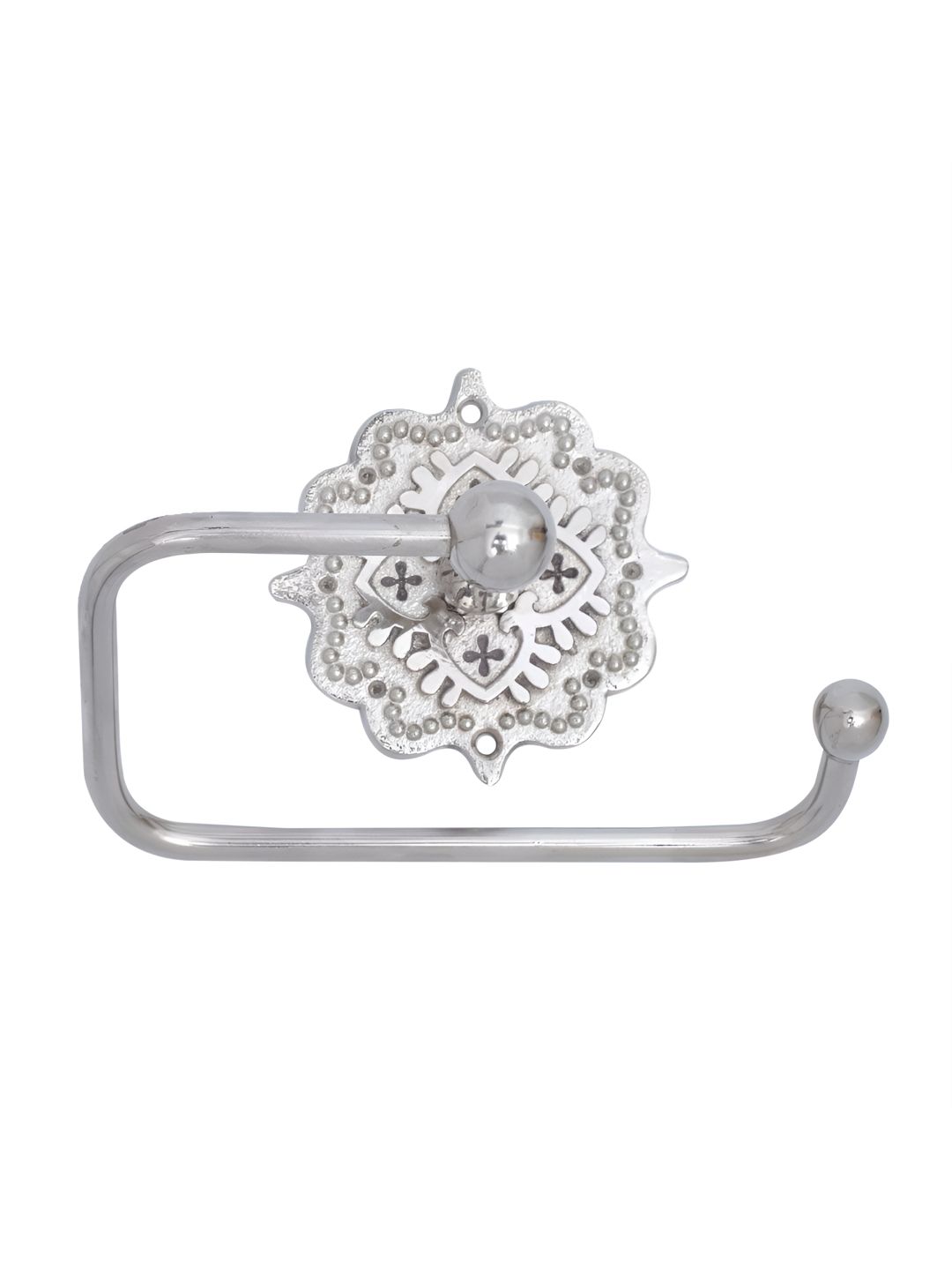 Indianshelf Silver-Toned Textured Brass Tissue Holders-picture-21