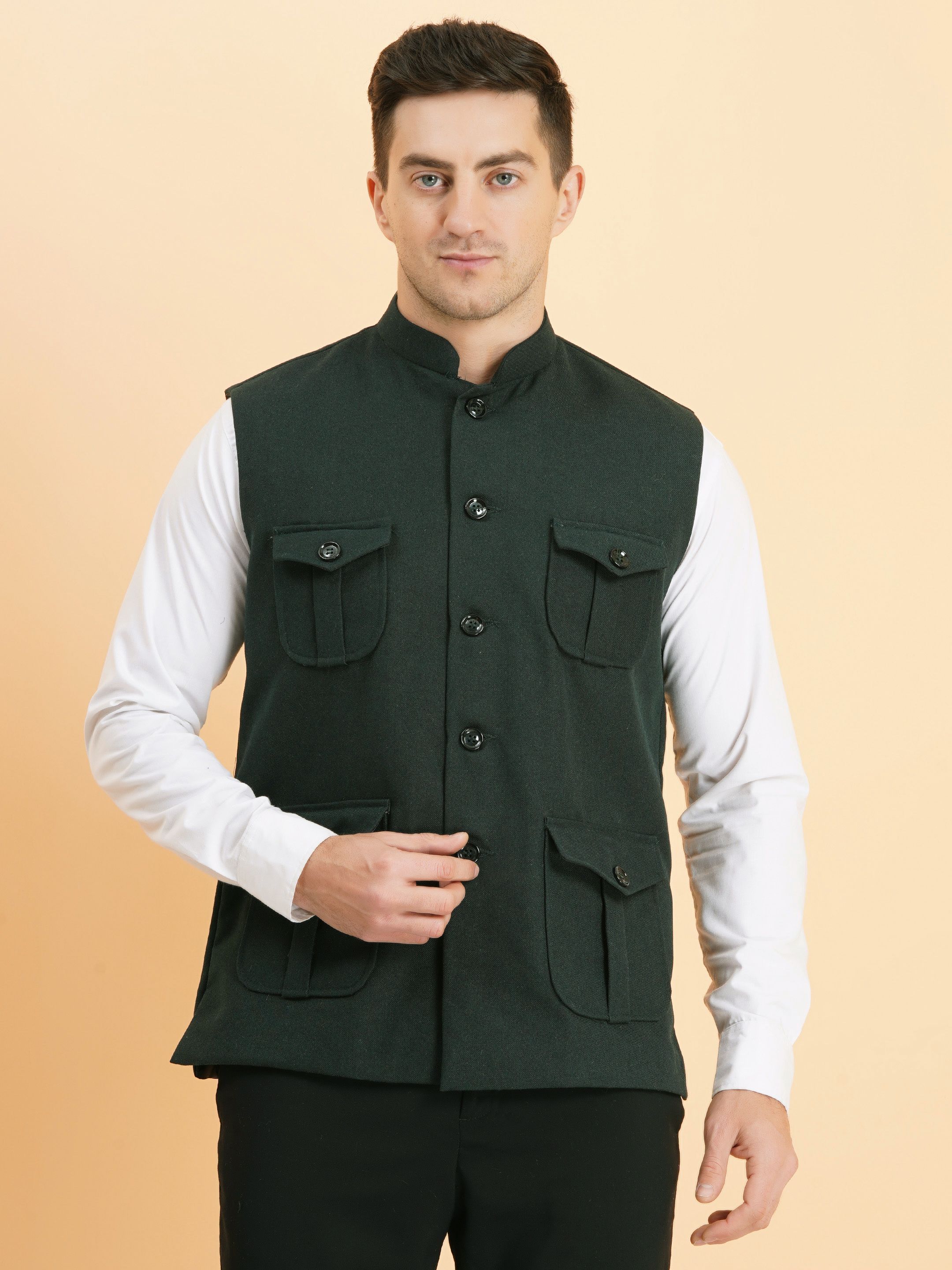 SG LEMAN Woven Nehru Jackets-picture-10
