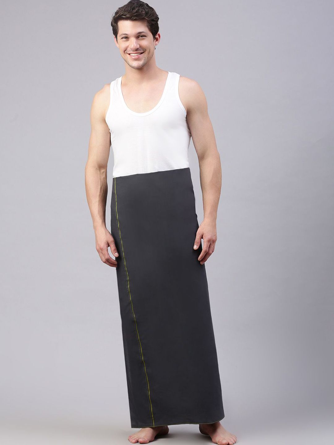 Alaya Men Solid Devotional Dhoti-picture-11