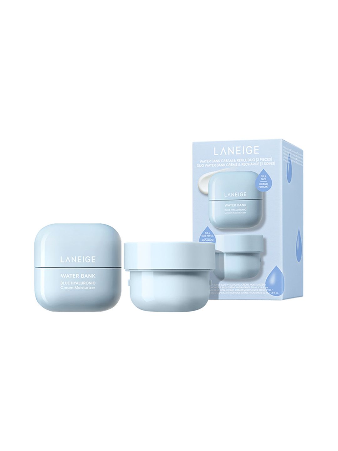 LANEIGE Water Bank Cream & Refill Duo with Blue Hyaluronic - 100 ml-image-40