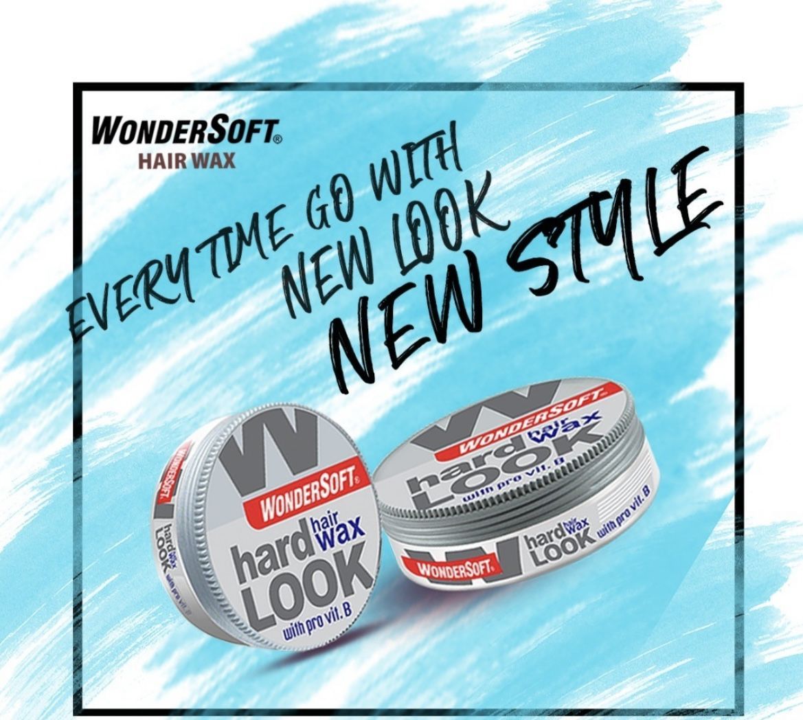 WonderSoft Hard Look Hair Wax With Pro Vitamin-B Hair Wax - 100 ml