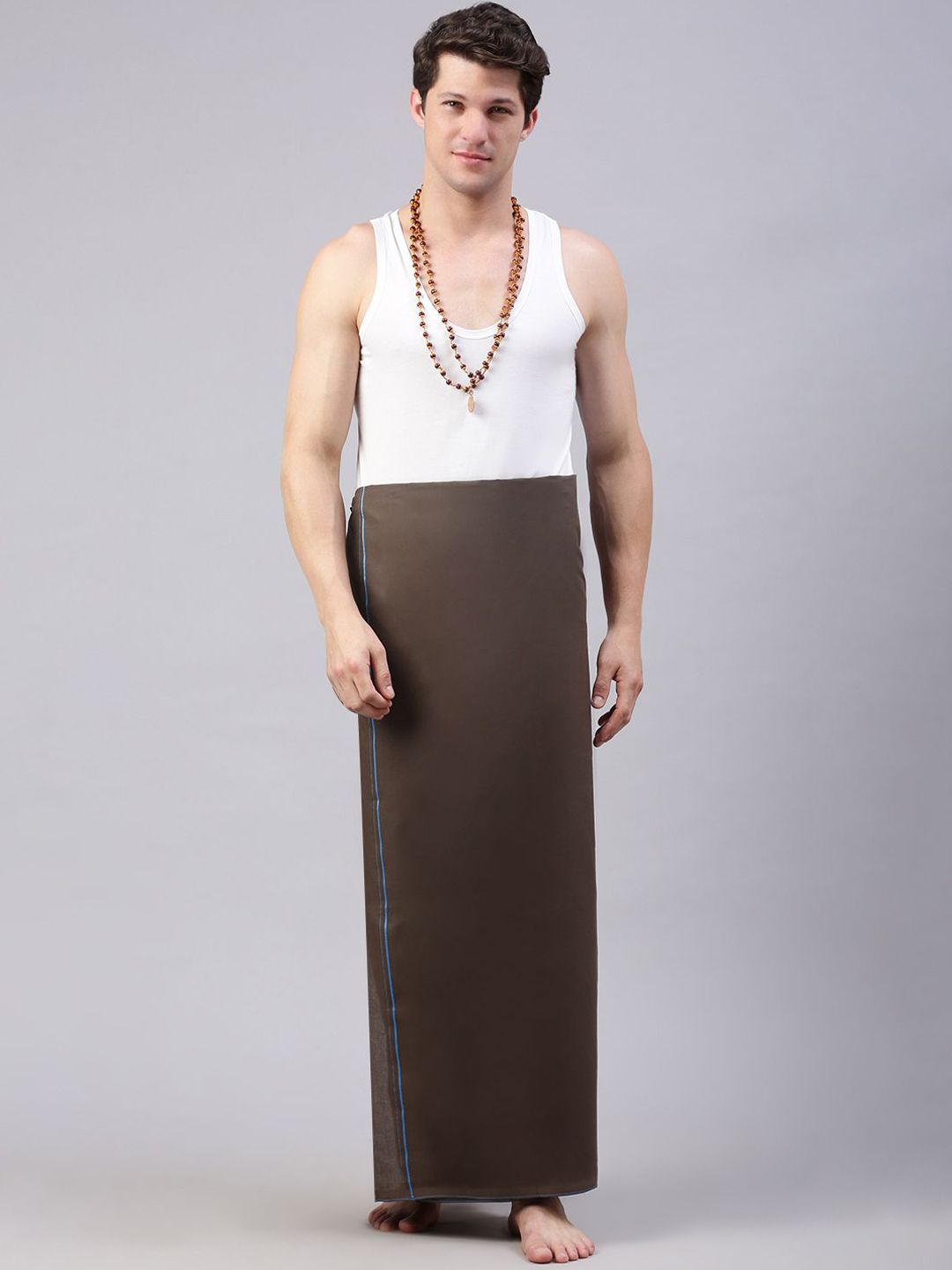 Alaya Men Solid Devotional Dhoti-picture-57