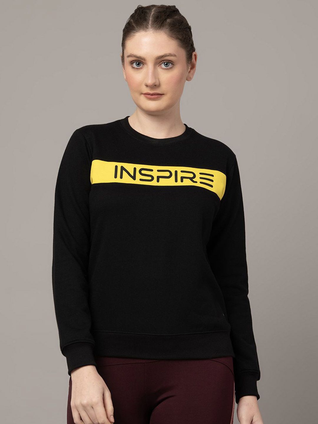 HRX by Hrithik Roshan Women Printed Round Neck Cotton Pullover Sweatshirt-picture-12