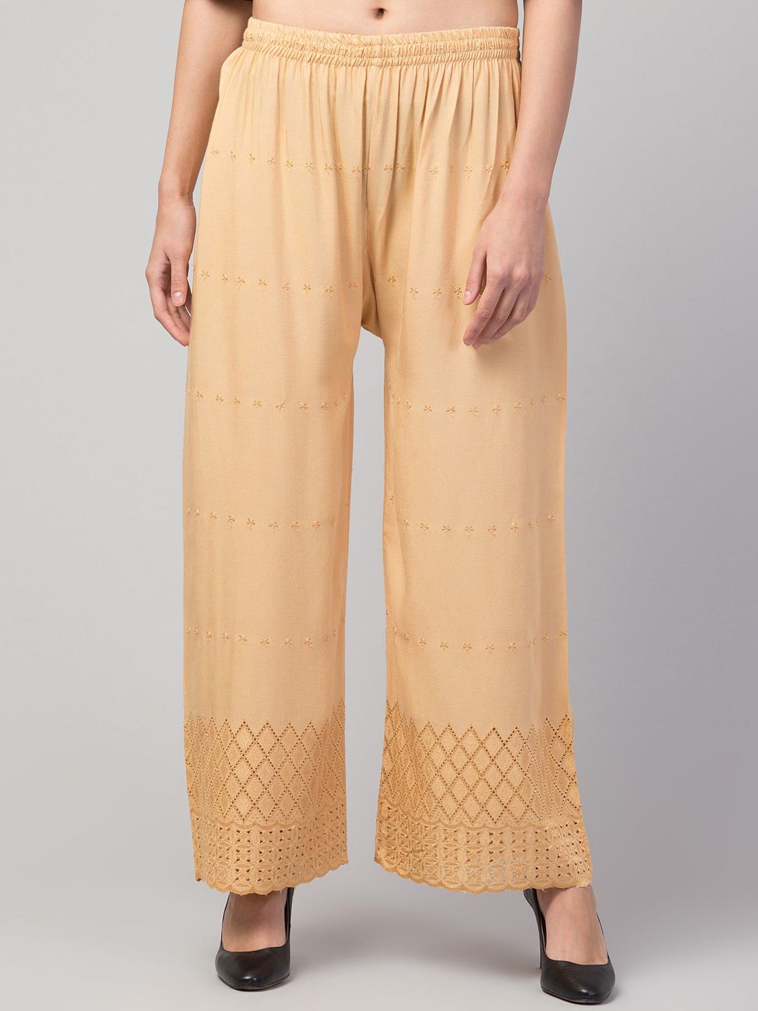 STYLE PREZONE Women Ethnic Motifs Relaxed Trousers-picture-11