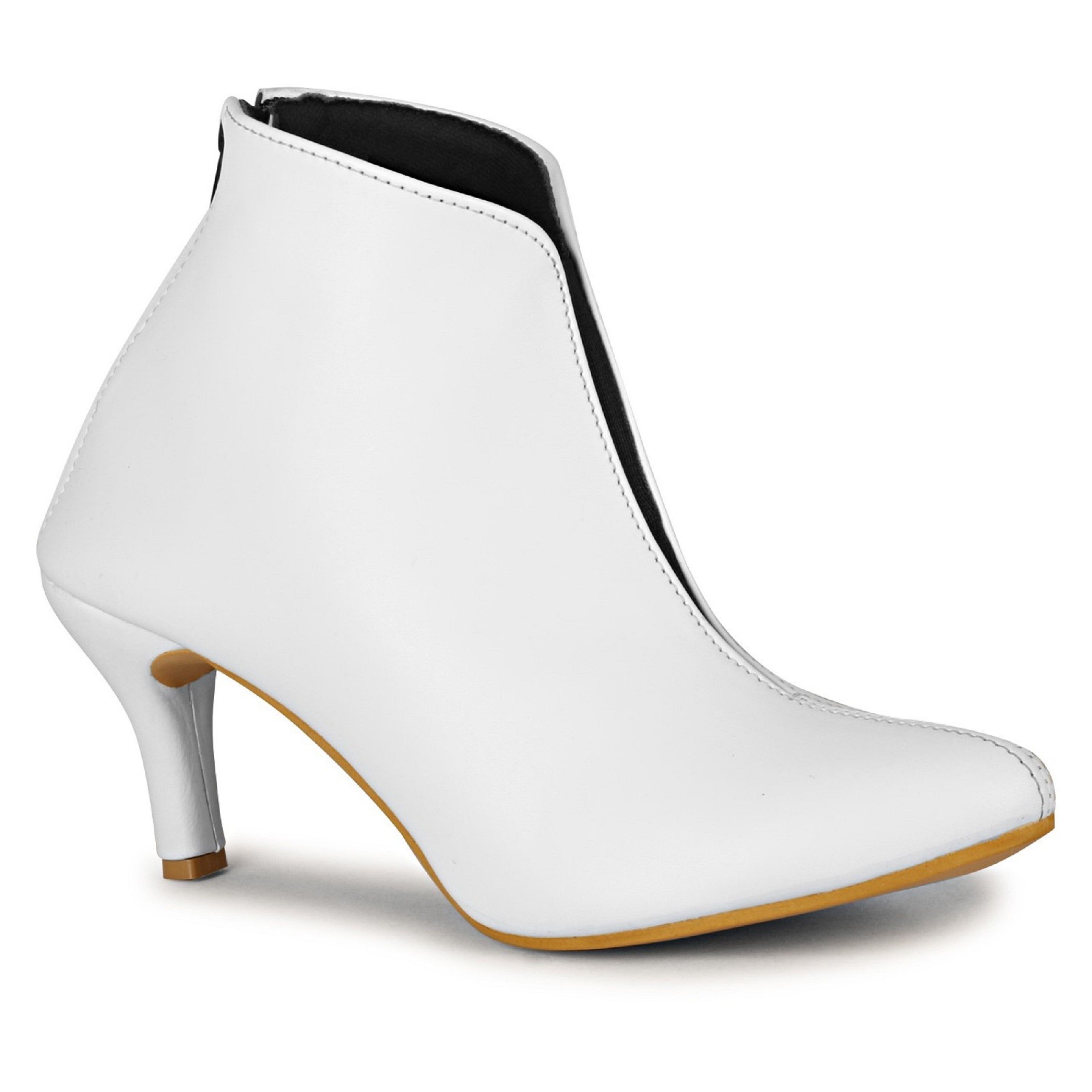Commander Shoes Women High Ankle Zipper Boots-image-3
