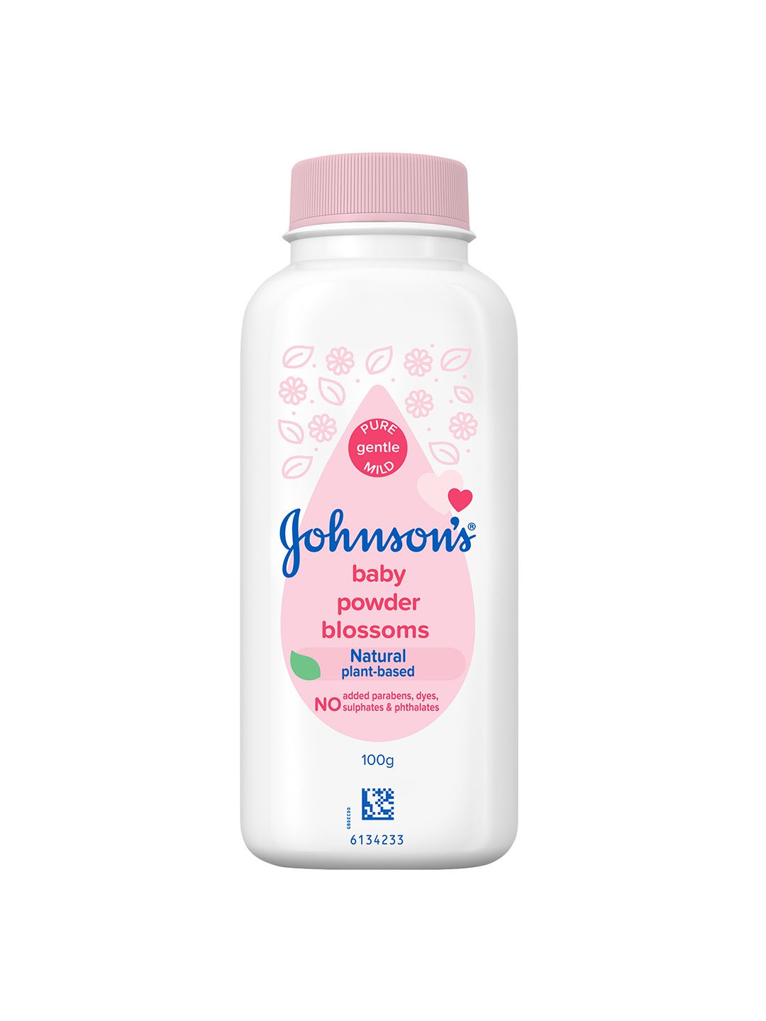 Johnsons Natural Plant-Based Baby Powder Blossoms - 100 g-picture-12