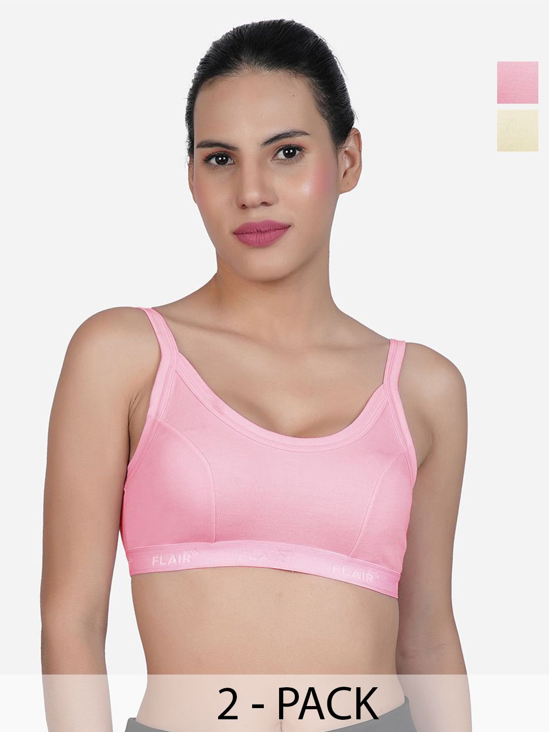 SHYAM SONS FLAIR Women Pack of 2 Full Coverage Workout Bra-picture-16