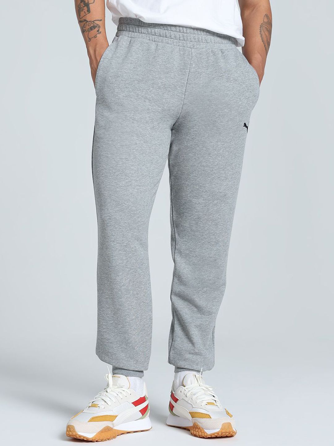 Puma Men Cotton Knitted Sweatpants