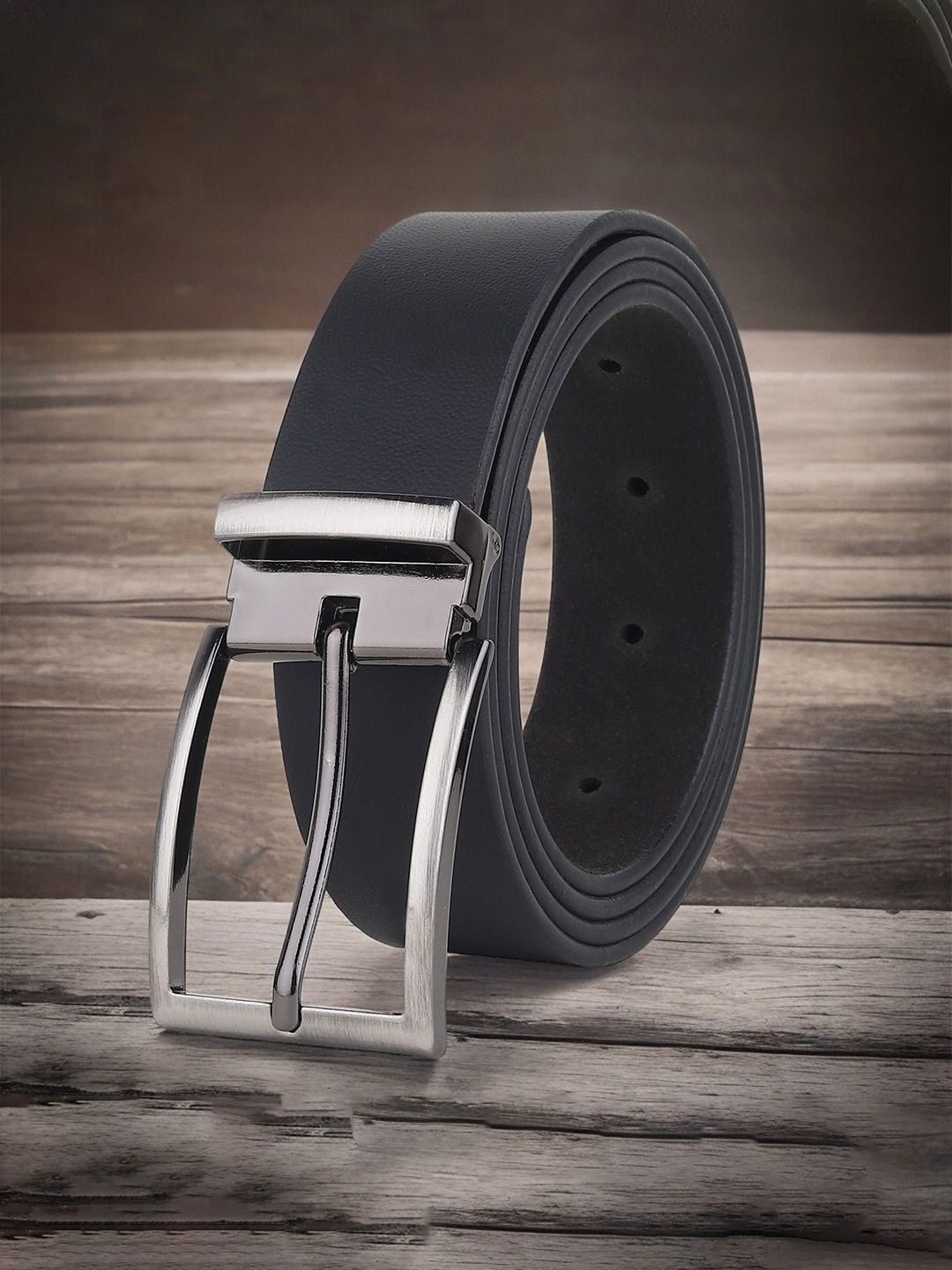 Provogue Men Textured Leather Formal Belt-picture-50
