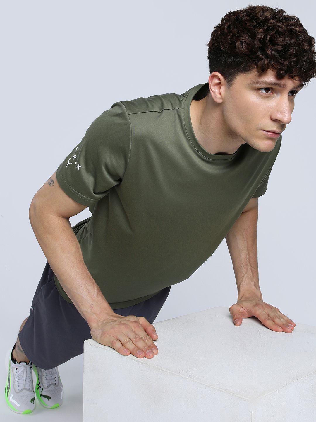 Puma Hyrox City Round Neck Short Sleeve Training T-Shirt-image-22