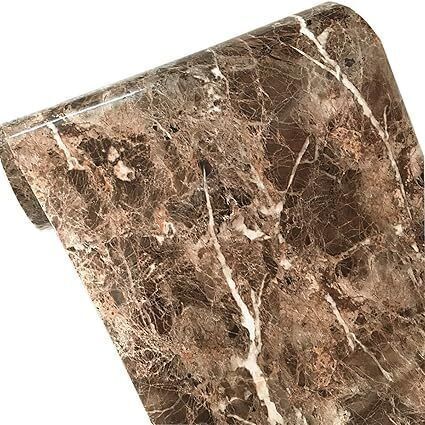 ANNA CREATIONS Brown and Beige Abstract Printed Self-Adhesive Wallpaper-image-13