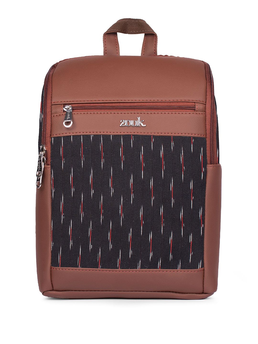 ZOUK Unisex Geometric Printed Backpack-picture-40