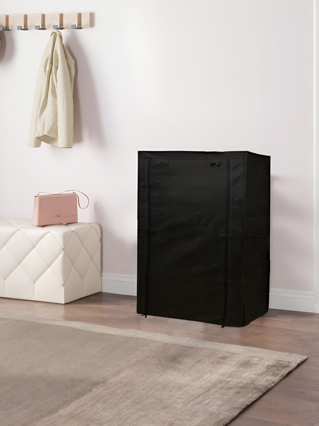 Urban Choice Black 4 Layer Water Resistant Shoe Rack Cover-image-16