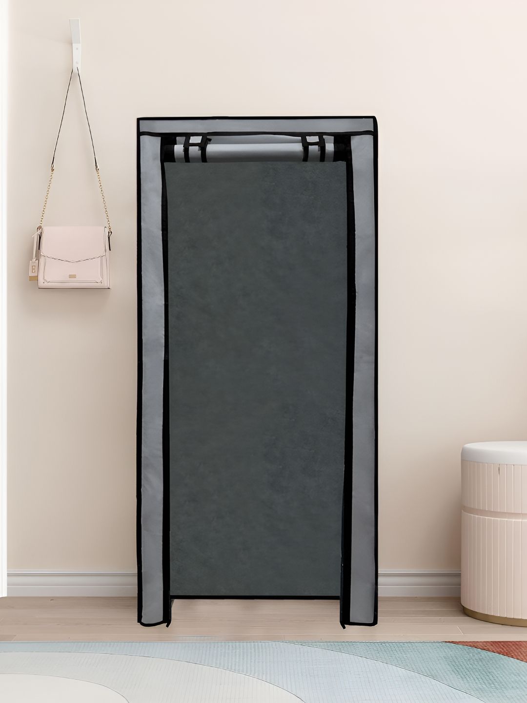 Urban Choice Grey & Black 9 Layer Water Resistant Shoe Rack Cover-picture-12