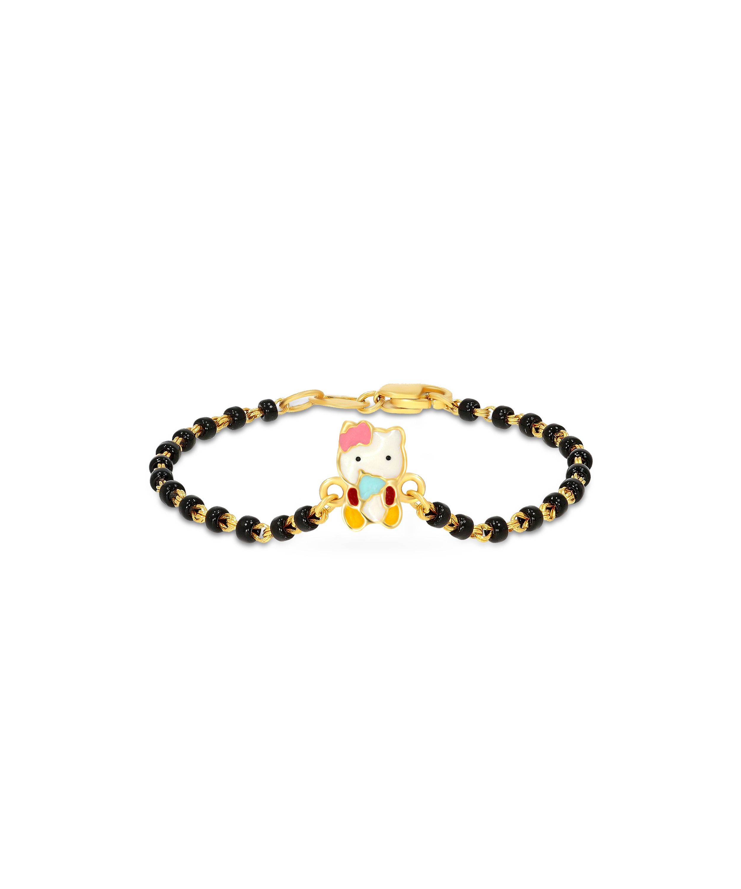 BHIMA 22K BIS Hallmark 916 Purity Yellow Gold Hello Kitty Kids Bracelet-image-18