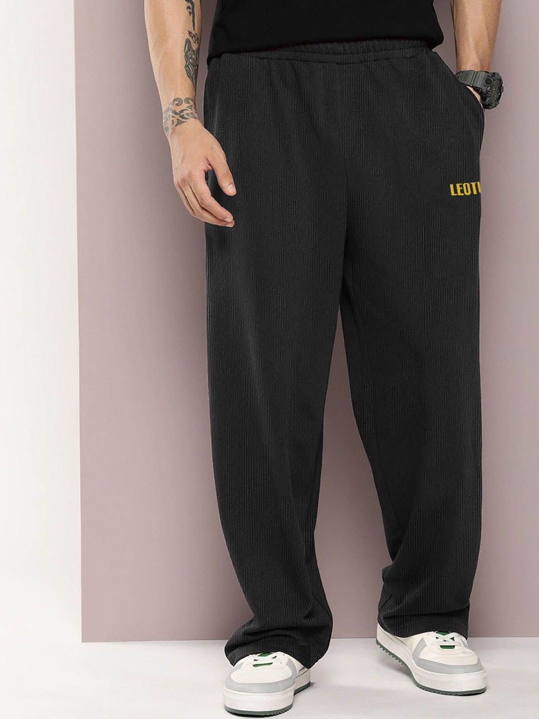 Leotude Men Relaxed FitMid Rise Trousers-image-27
