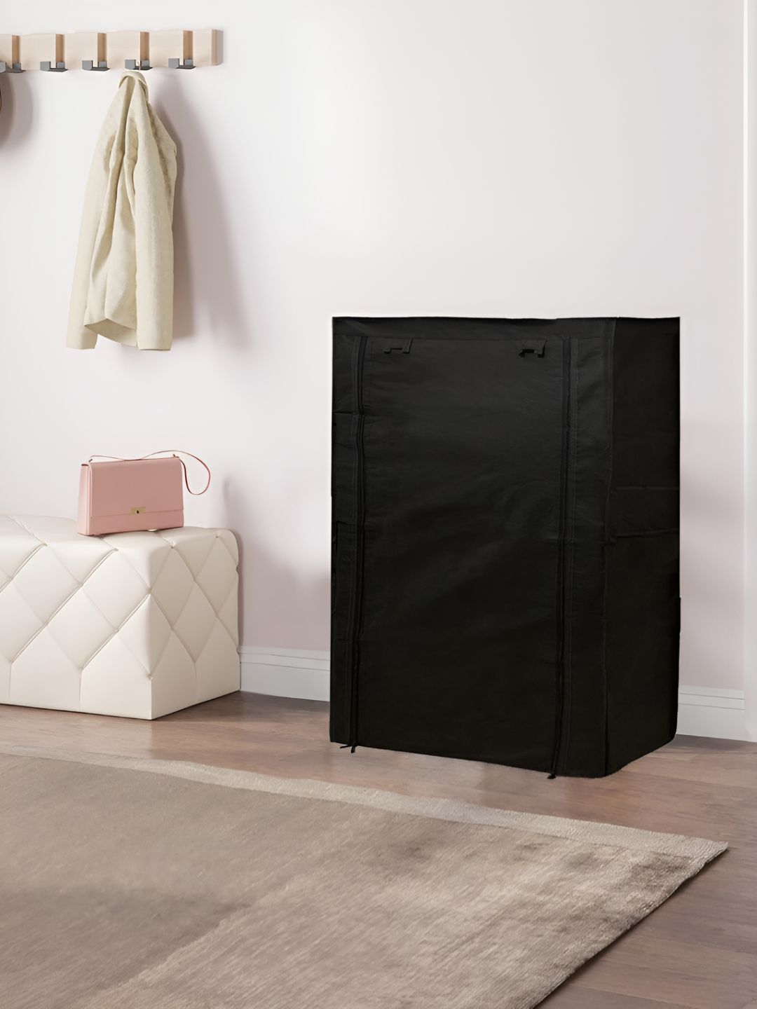 Urban Choice Black 5 Layer Water Resistant Shoe Rack Cover-picture-15