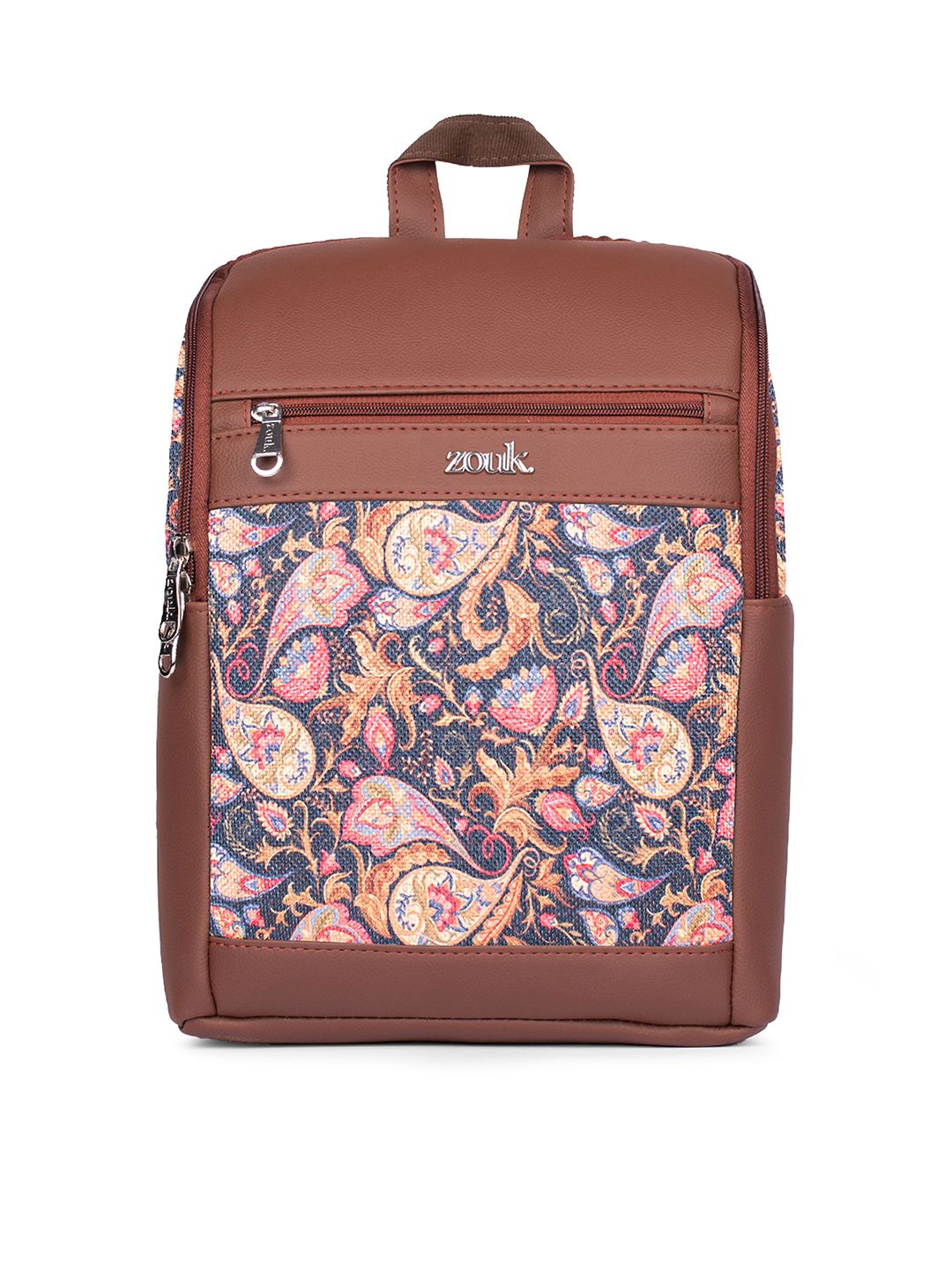 ZOUK Unisex Paisley Printed Backpack-picture-24