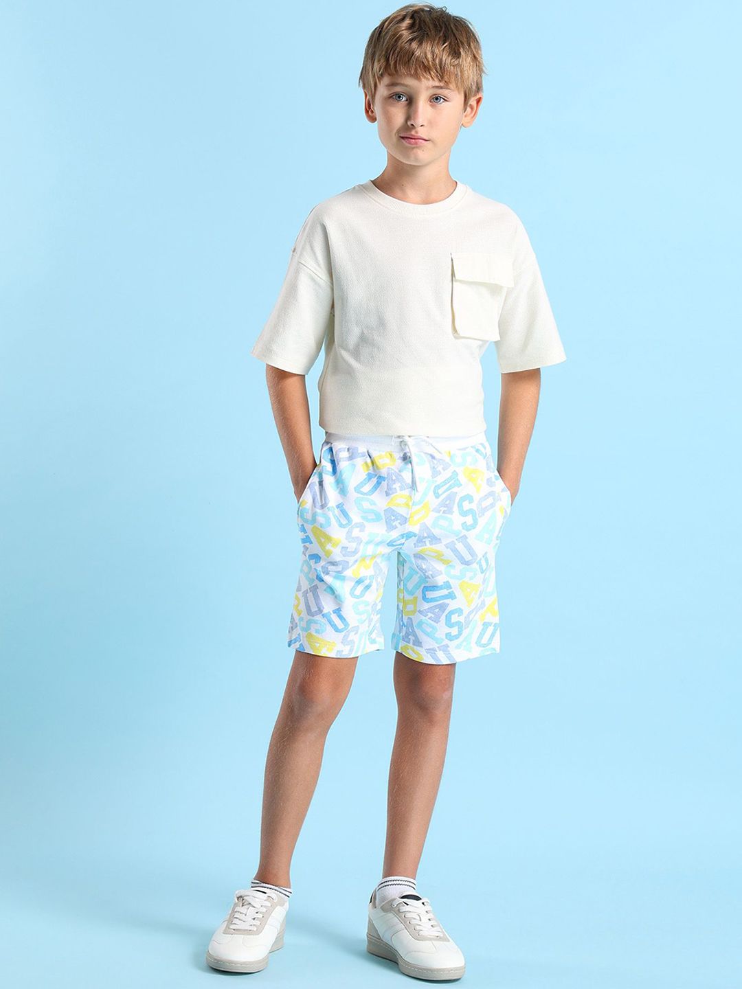 U.S. Polo Assn. Kids Boys Floral Printed Shorts-picture-10