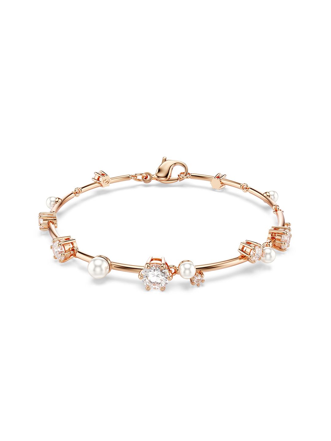 SWAROVSKI Gold Plated Crystal Studded Bracelet-image-13