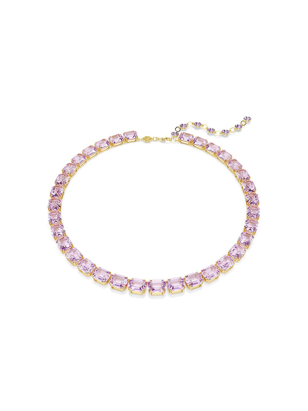 SWAROVSKI Gold-Plated Crystal Stone Studded Necklace-picture-14