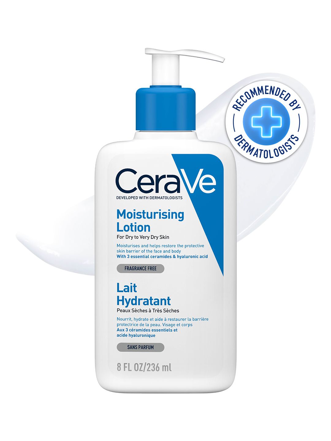 CeraVe Moisturizing Lotion with Ceramides & Hyaluronic Acid for Normal to Dry Skin - 236ml